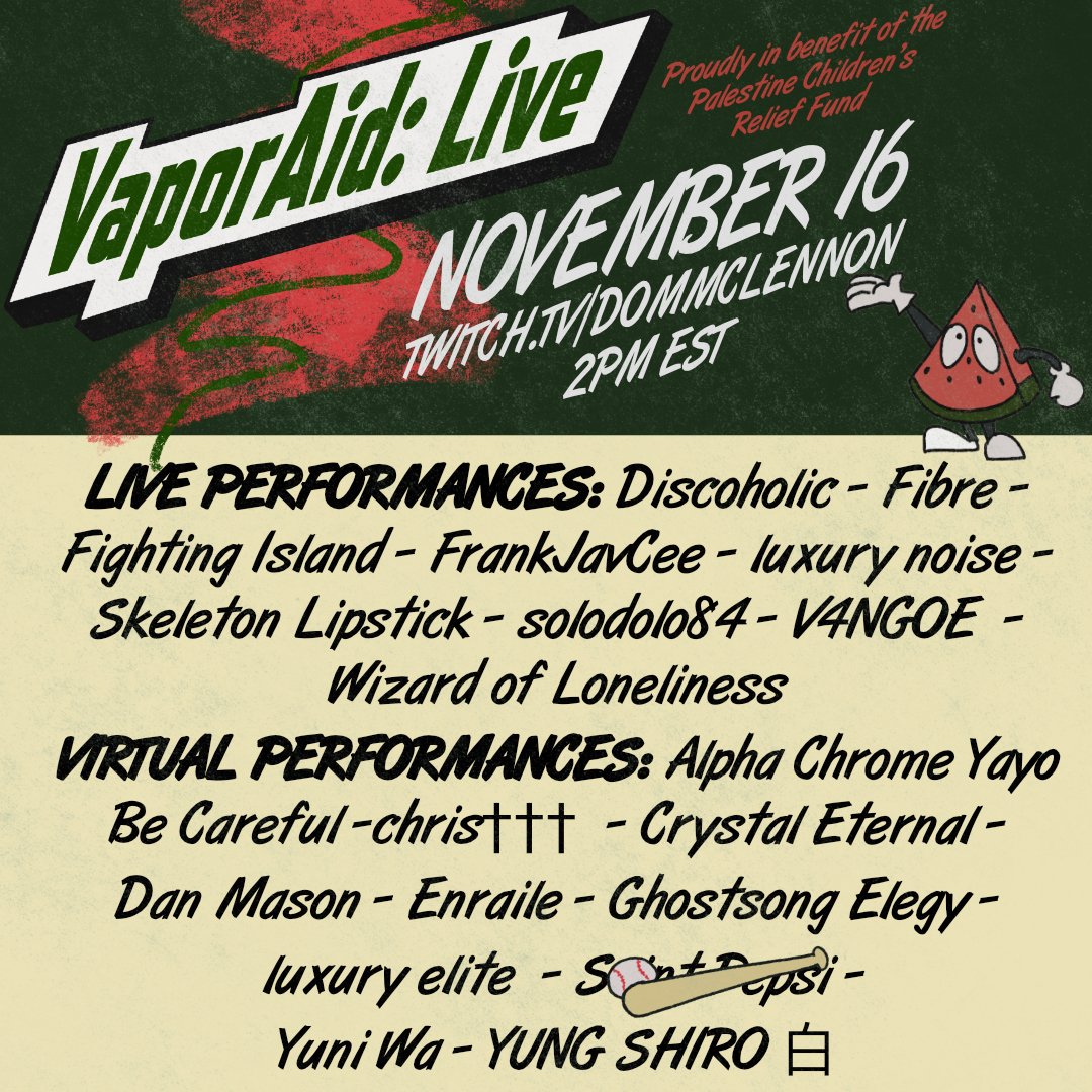 VaporAid: Live