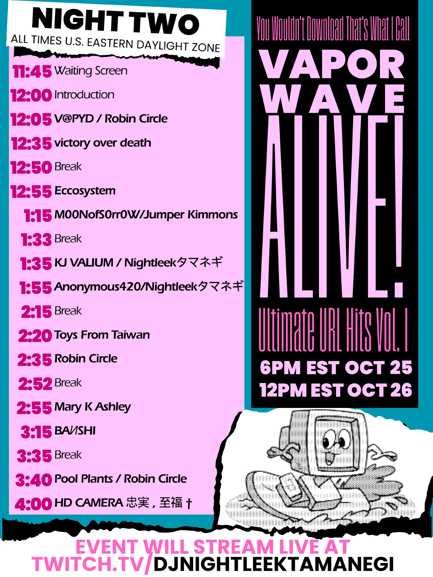 VAPORWAVE ALIVE! (DAY 2)